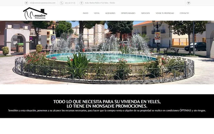 Vista archivada de monsalvepromociones.com