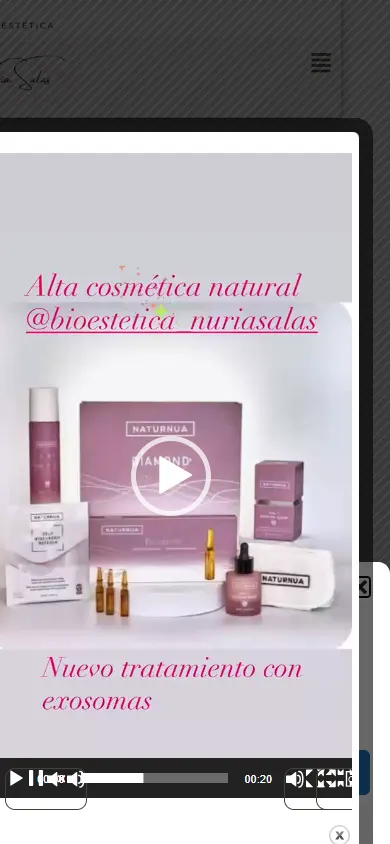 Captura real de móvil de bioesteticanuriasalas.com