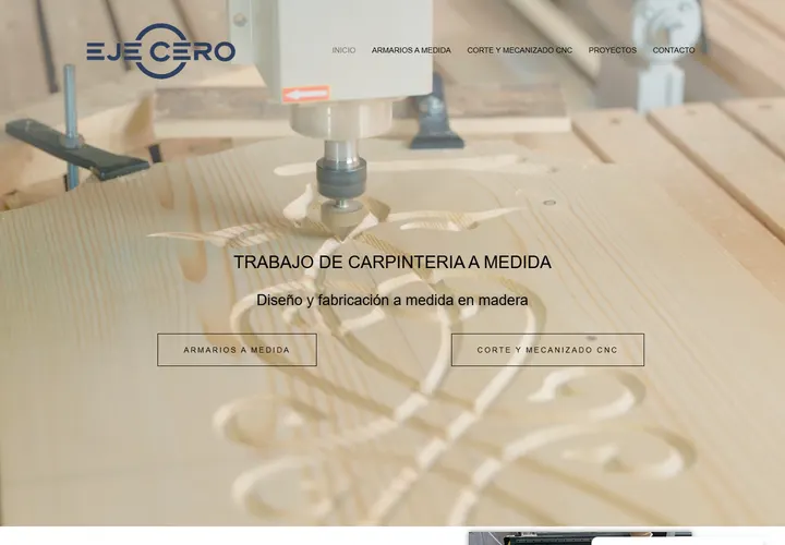 Captura real de escritorio de ejecero.es