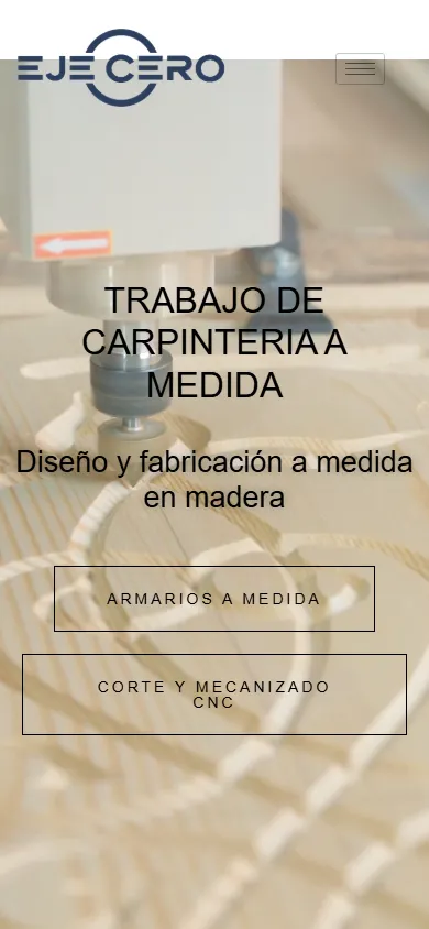 Captura real de móvil de ejecero.es