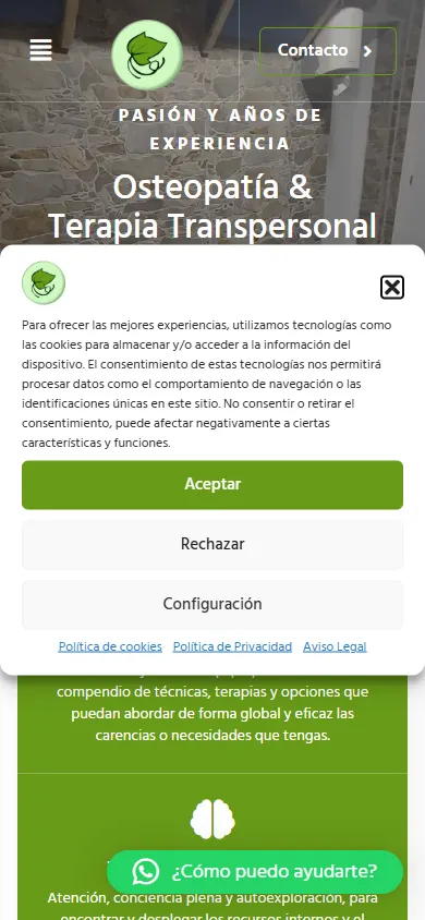 Captura real de móvil de israelypatricia.com