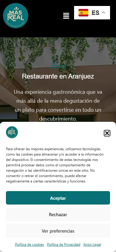 Captura real de móvil de masreal.es