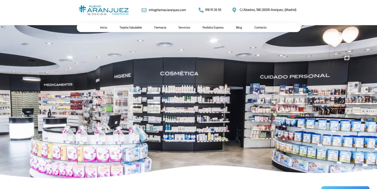 Diseño web Farmacia