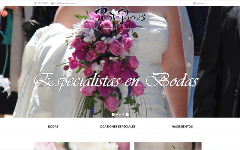 Diseño Web : Envio Flores en Madrid
