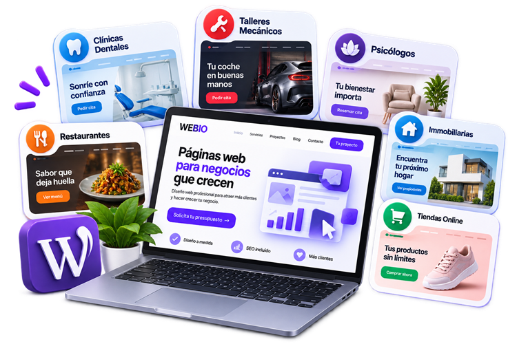 Diseño web profesional para diferentes sectores