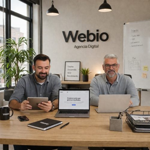 Carlos y Christian, equipo de Webio, agencia de diseño web en Madrid