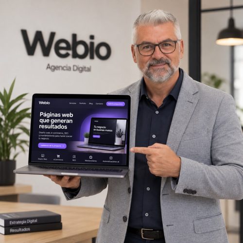 presentación digital con webio