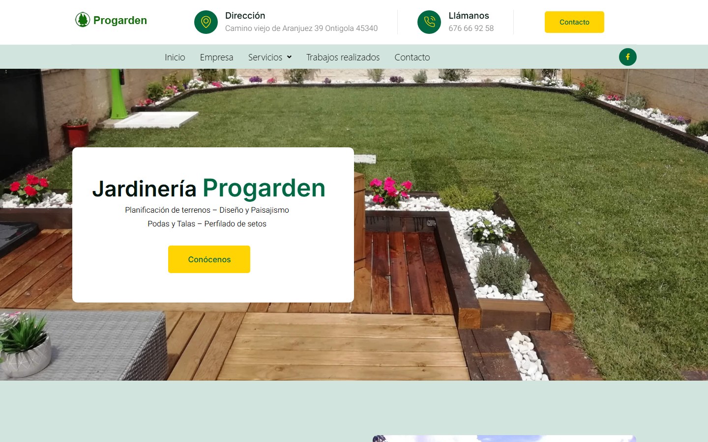 Portada de Jardinería Progarden