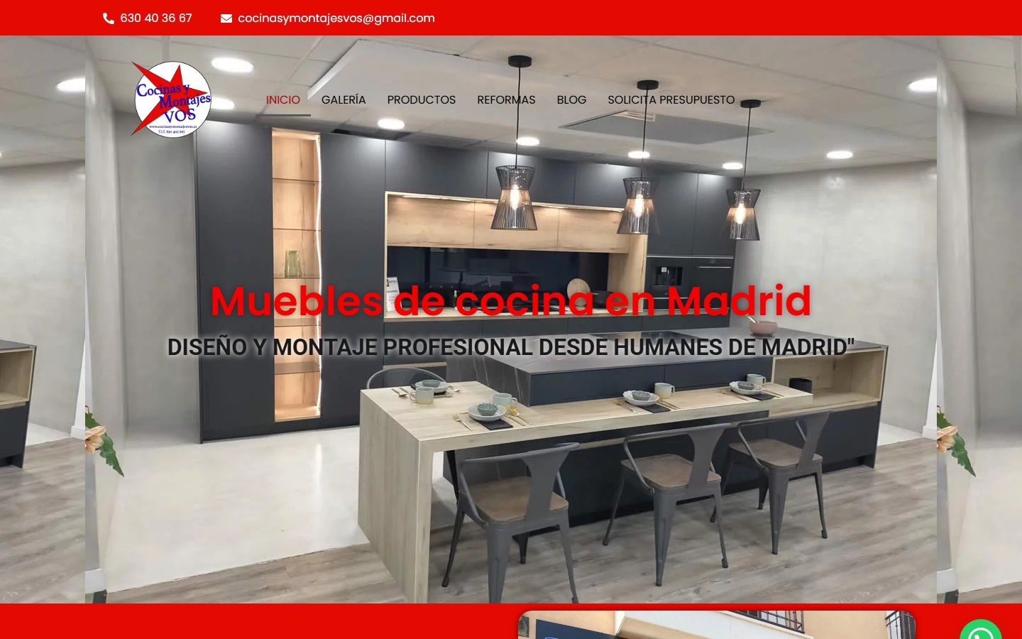 Portada de Muebles de Cocina en Madrid