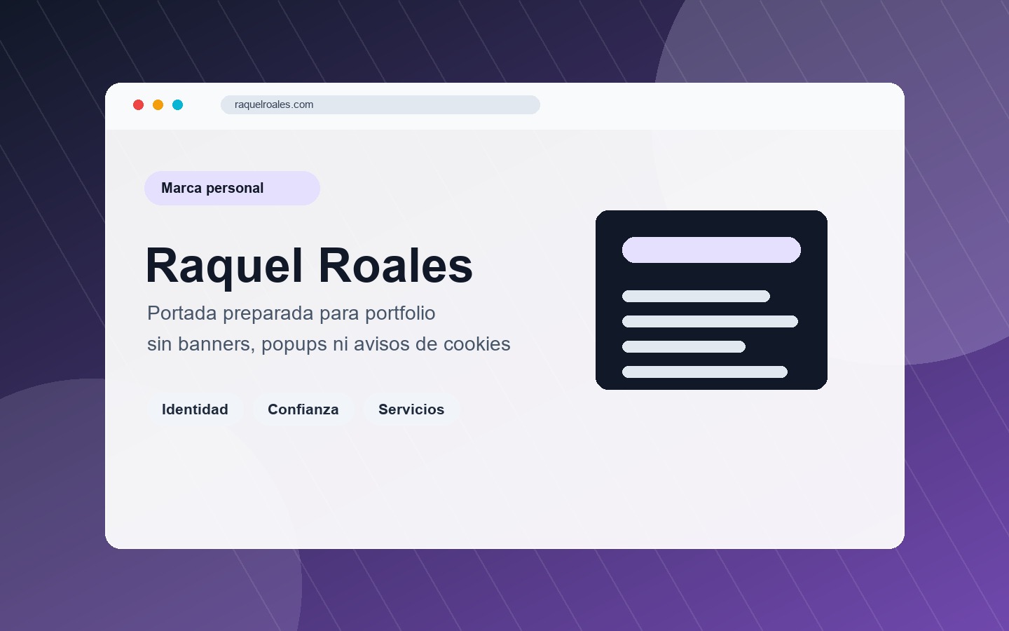 Portada de Raquel Roales