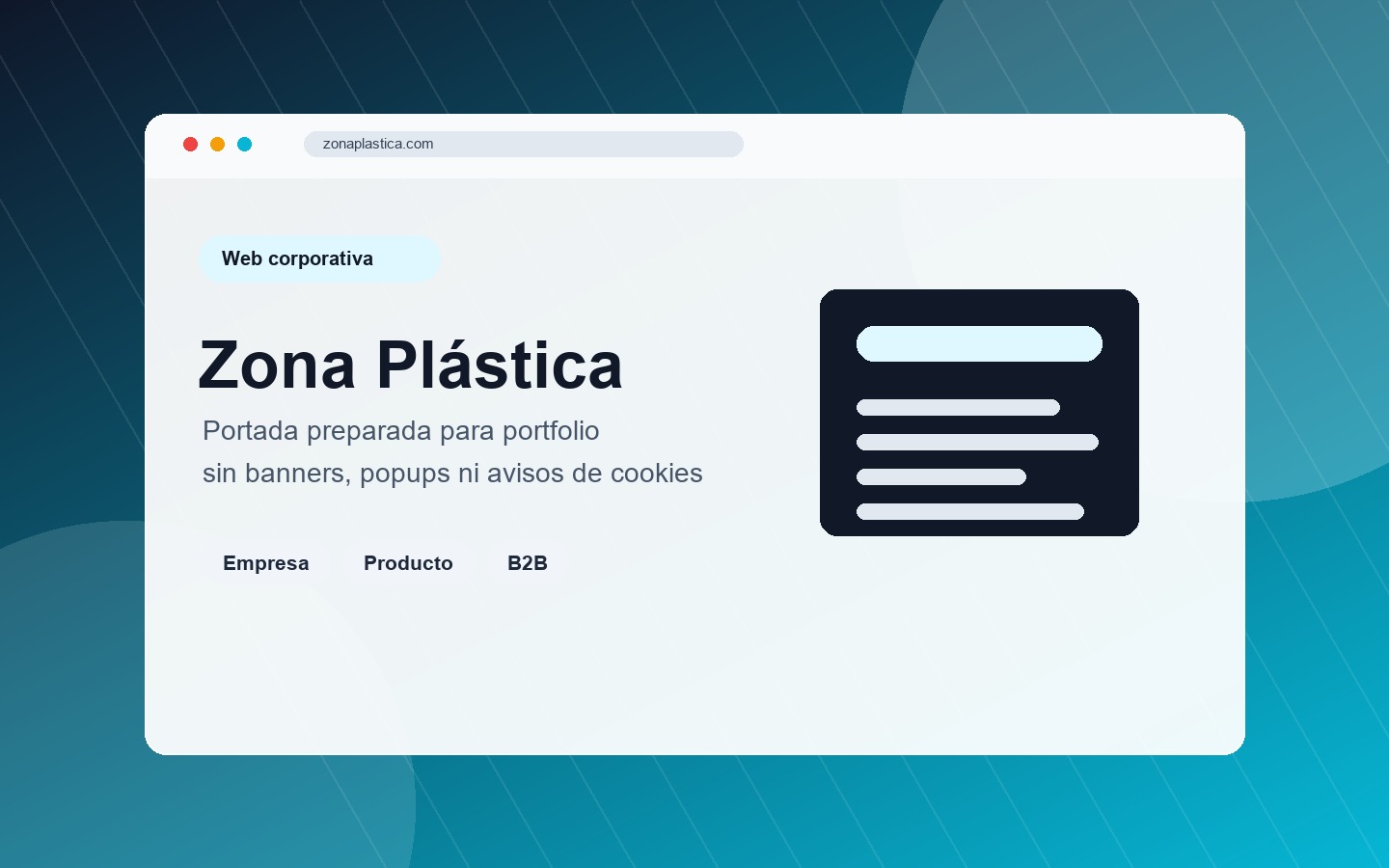 Portada de Zona Plástica